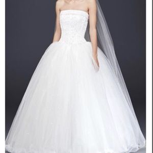 White ballroom wedding dress